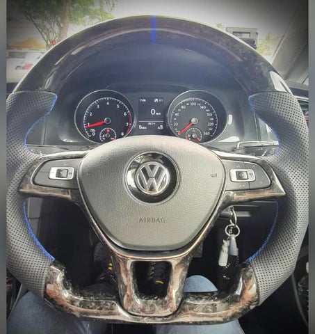 Volkswagen MK7 & 7.5 Golf Forged Carbon Fibre Steering Wheel